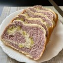 紫芋パウダーを使ってグルグルパン